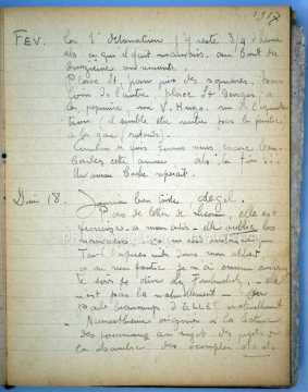 Journal de 1917 de Léopold Poiré (Nancy)
